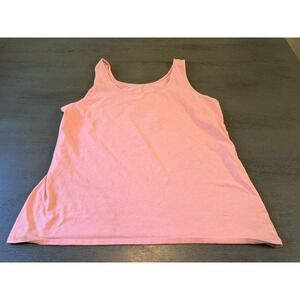 pink J JILL plus size tank top shirt 2X